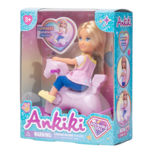 Set De Juego Muñeca En Mecedora ANKIKI Incluye Accesorios