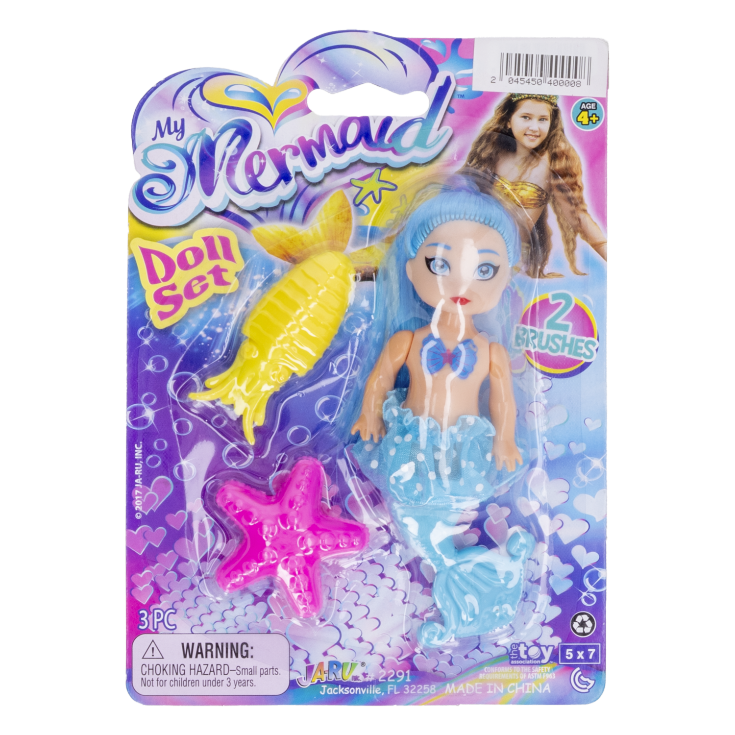 Mini Muñeca Sirena JARU Modelos Surtidos