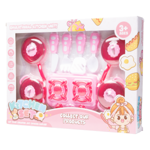 Set De Juego Ollas Con Tapa KOOME 16 Piezas