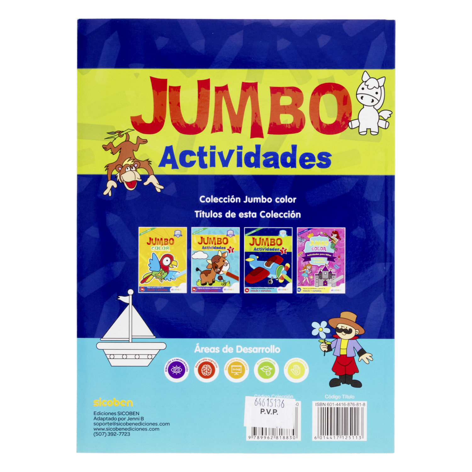 Libro Jumbo Color SICOBEN 96 Páginas - Image 2