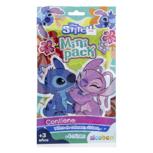 Libro Mini Pack Disney Stitch SICOBEN 25 Páginas