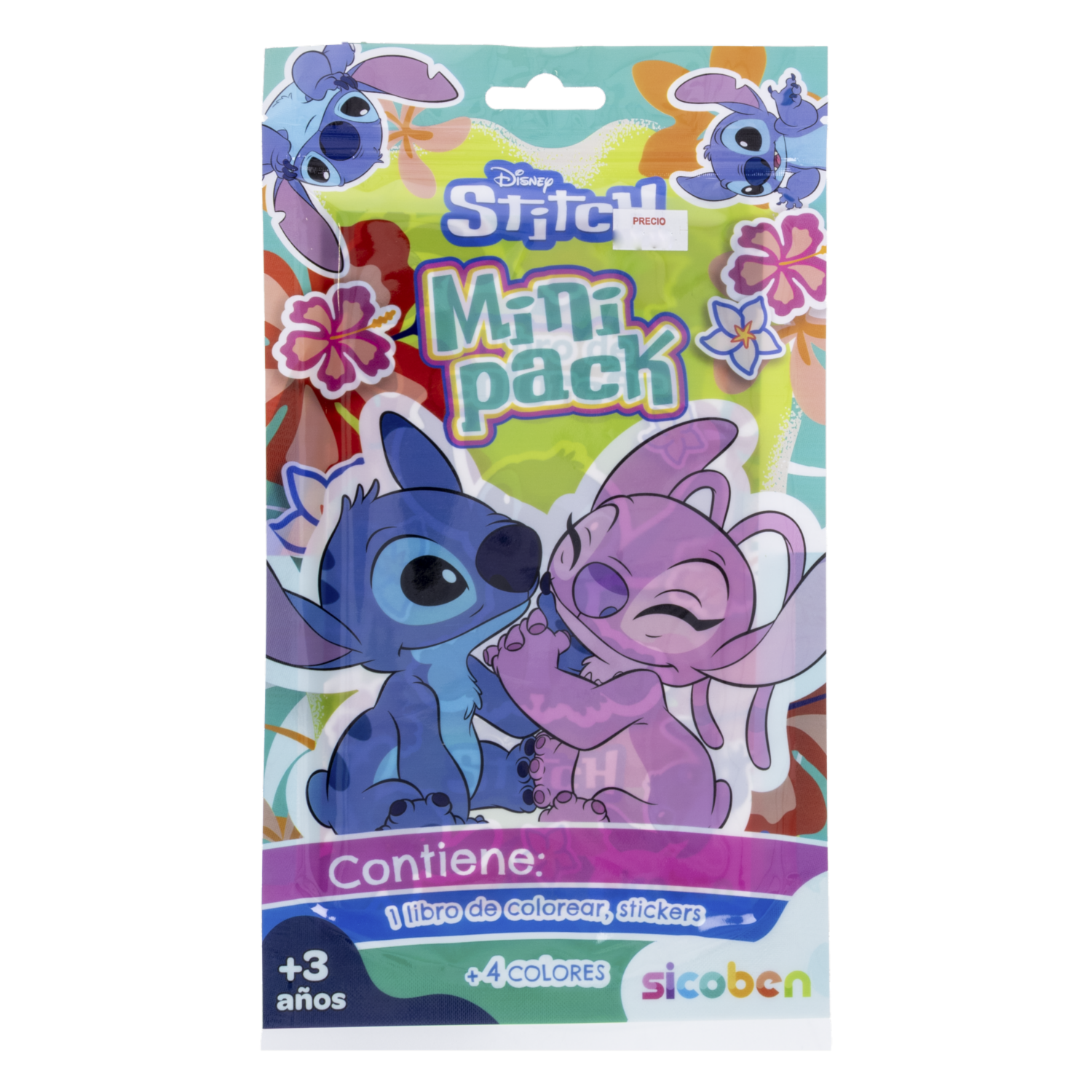 Libro Mini Pack Disney Stitch SICOBEN 25 Páginas