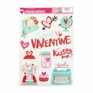 Adhesivos Para Ventana San Valentín LPS Unidad