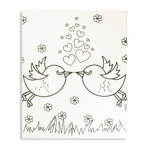 Kit De Pintura San Valentín LPS 8 Pinturas Y 1 Pincel