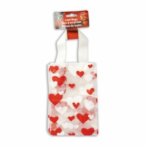 Funda De Regalo Corazones Con Agarradera LP X 5 Uds