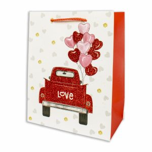 Funda De Regalo Love Glitter LP 1 Pieza