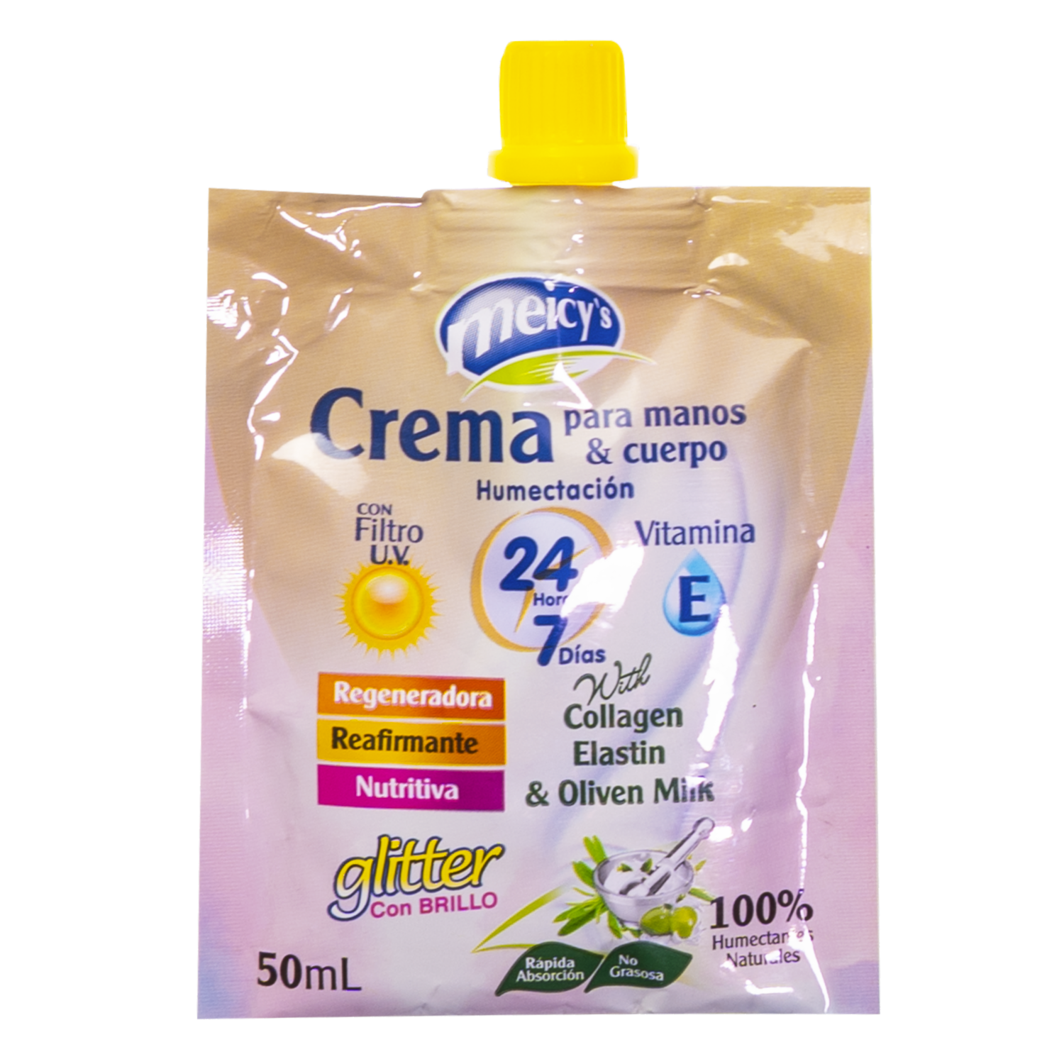 Crema Para Manos Y Cuerpo Humectante Con Filtro U.V. MEICY'S 50 Ml