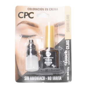 Tinte De Cejas Coloración En Crema Sin Amoníaco Tono Castaño Claro CPC 50 Ml