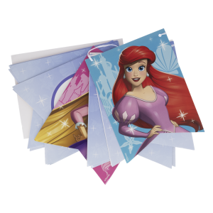 Letrero De Cumpleaños Diseño Princesas DISNEY 1 Pieza