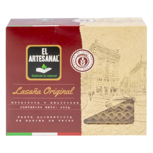 Pasta Para Lasaña Original EL ARTESANAL 400 G