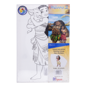 Lienzo Preimpreso Moana 2 DISNEY 30X20 Cm