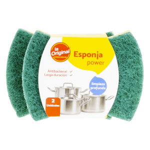 Esponja Lavavajillas Power LA ORIGINAL X 2 Uds