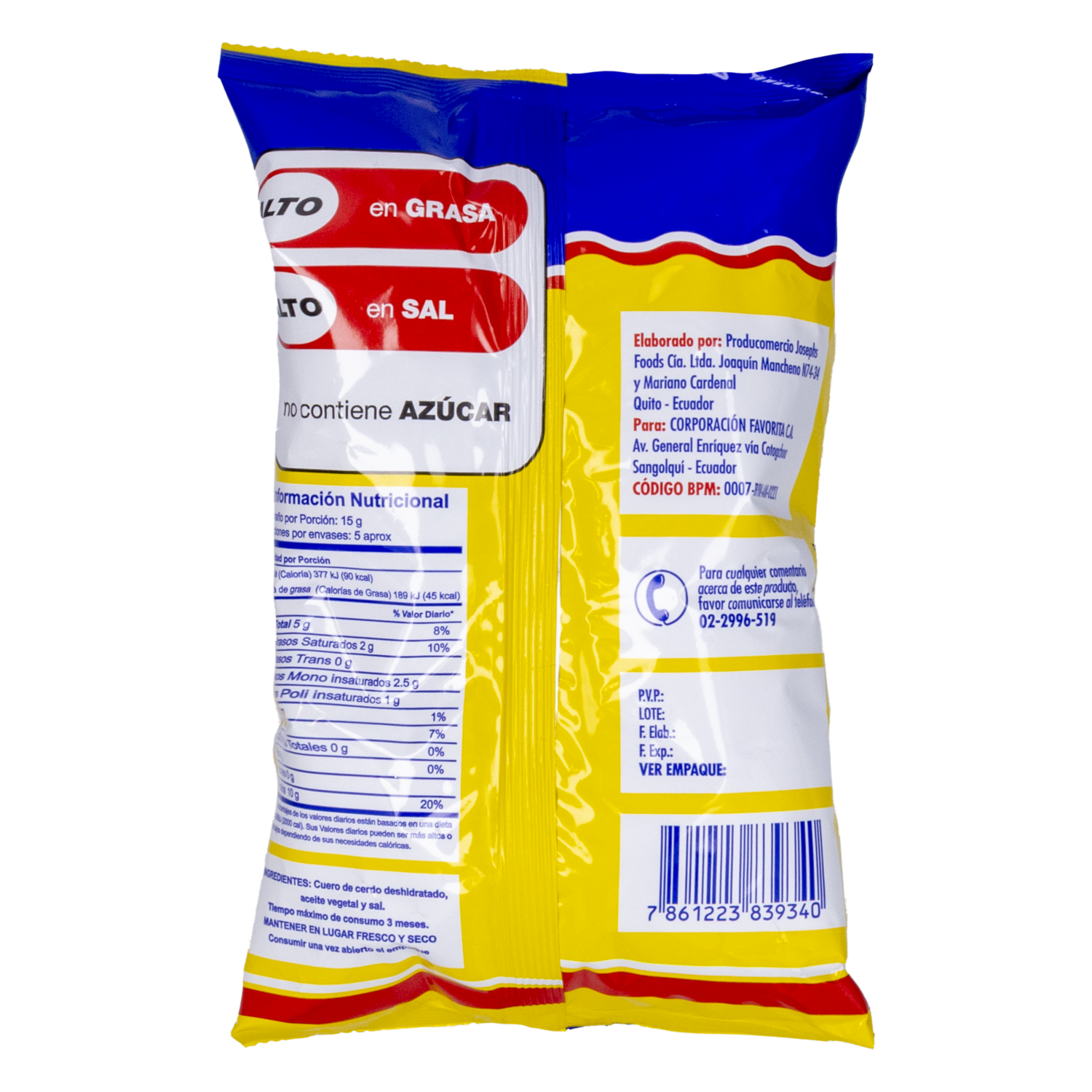 Chicharrones Carnudos EL ARTESANAL 70 G - Image 2