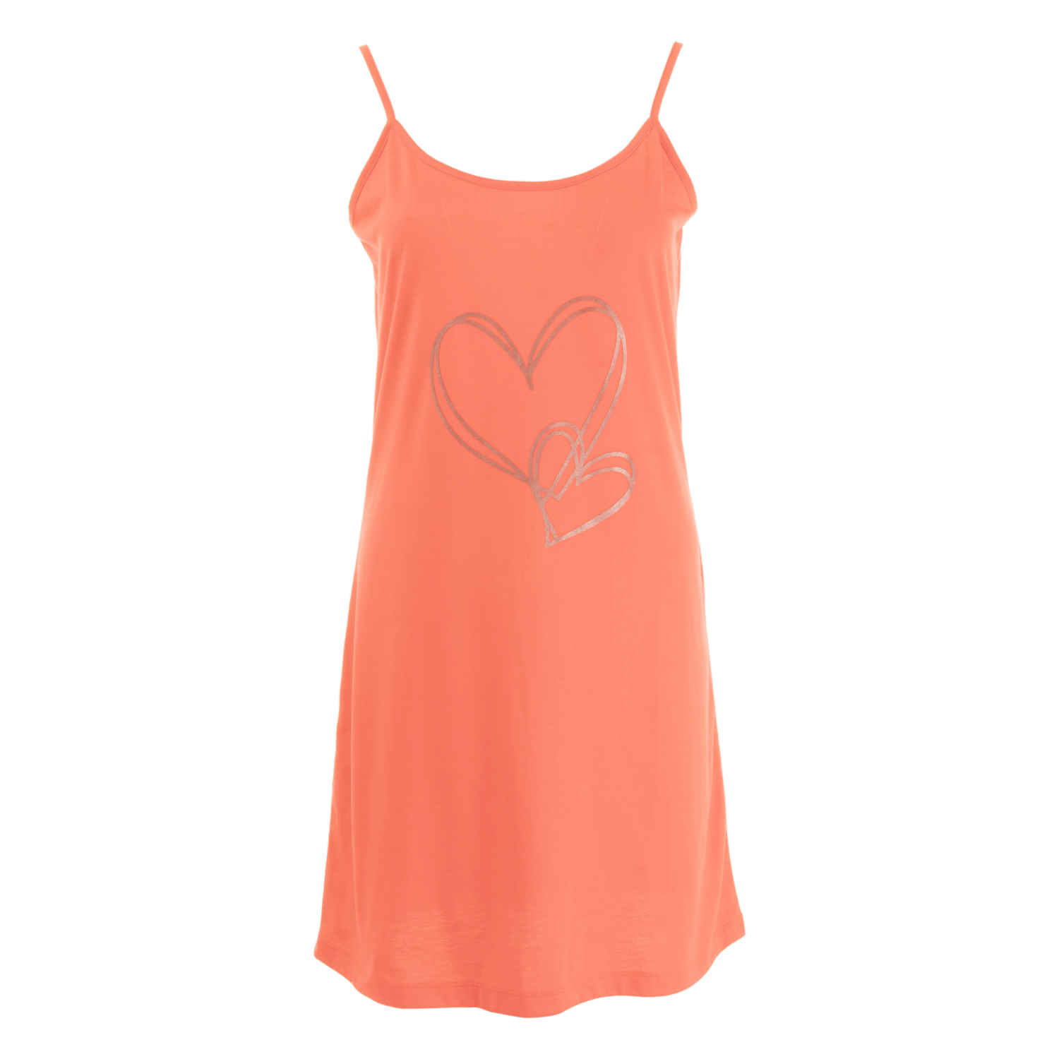 Pijama Bata Tiras Delgadas Estampada Corazón C&T DESING