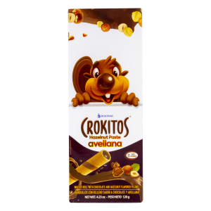 Barquillos De Chocoavellana CROKITOS 120 G