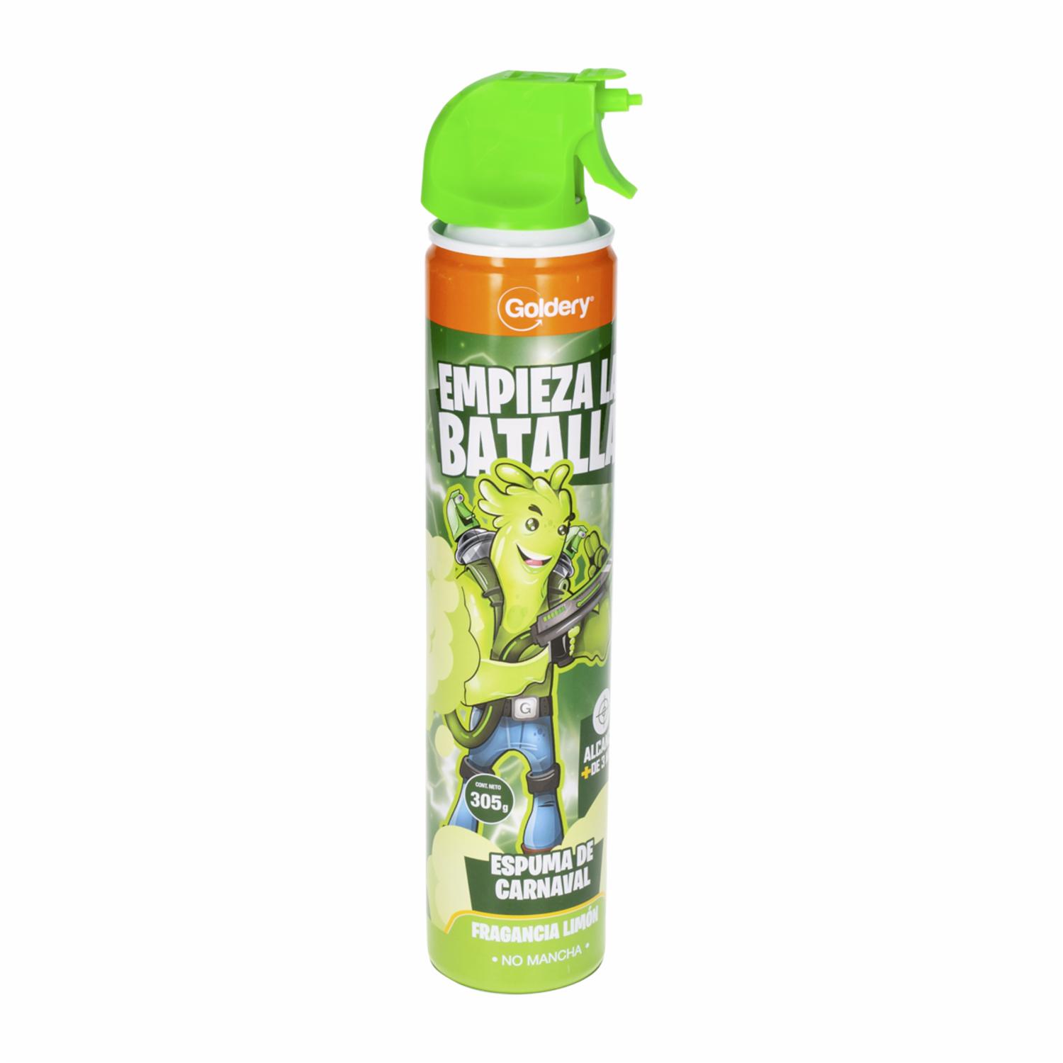 Espuma De Carnaval Mix Empieza La Batalla GOLDERY 305 G - Image 2