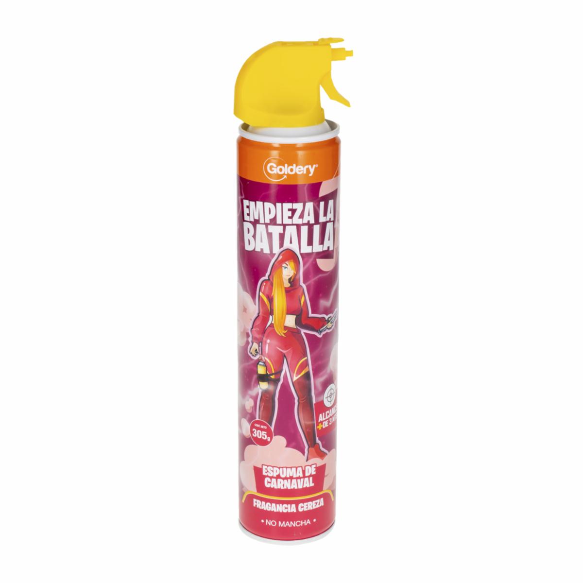 Espuma De Carnaval Mix Empieza La Batalla GOLDERY 305 G - Image 4