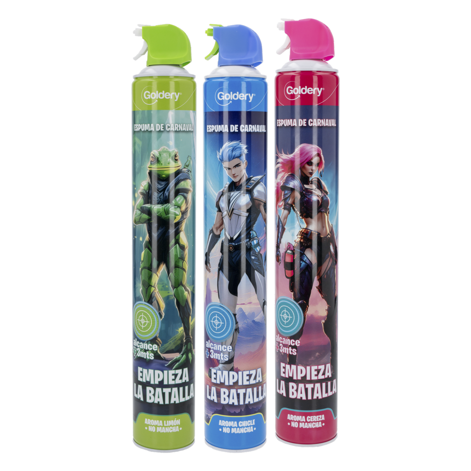 Espuma De Carnaval Mix Empieza La Batalla GOLDERY 805 G