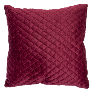 Cojín Rombos Vino POMAROSA 40X40 Cm