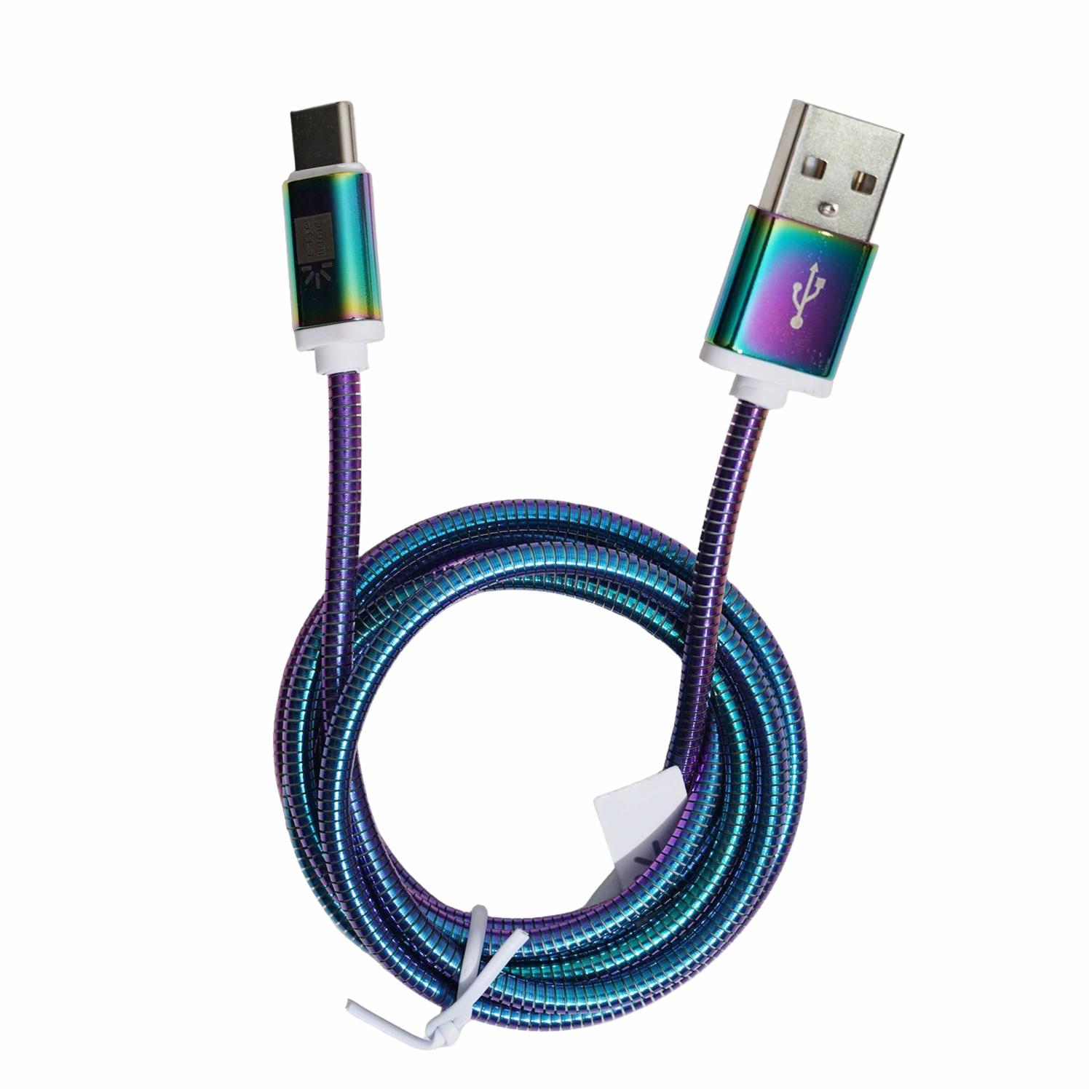 Cable Cargador y De Datos Tipo C Iridicente CASE LOGIC 4 Pies - Image 3