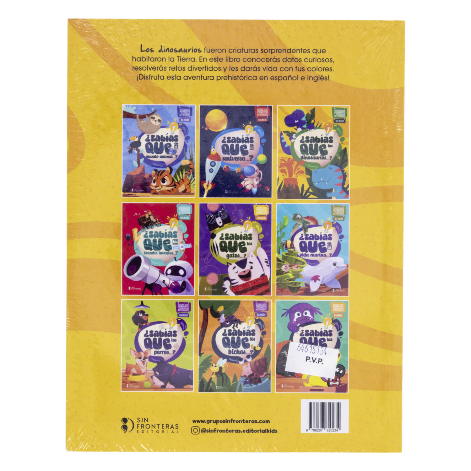 Libro ¿Sabias Que... Los Dinosaurios? SIN FRONTERAS 30 Páginas - Image 2