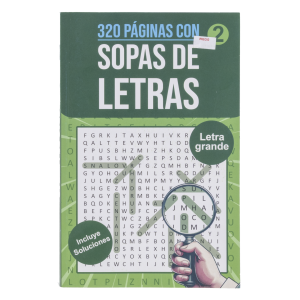 Libro Sopas De Letras 2 Letra Grande MR.BOOKS 315 Páginas