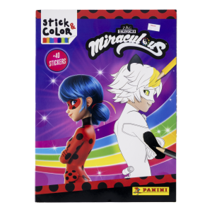 Álbum Zag Heroez Miraculous Stick & Color PANINI 15 Páginas