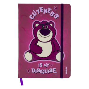 Libreta Pasta Dura Lotso 1 Línea DISNEY 80 Hojas