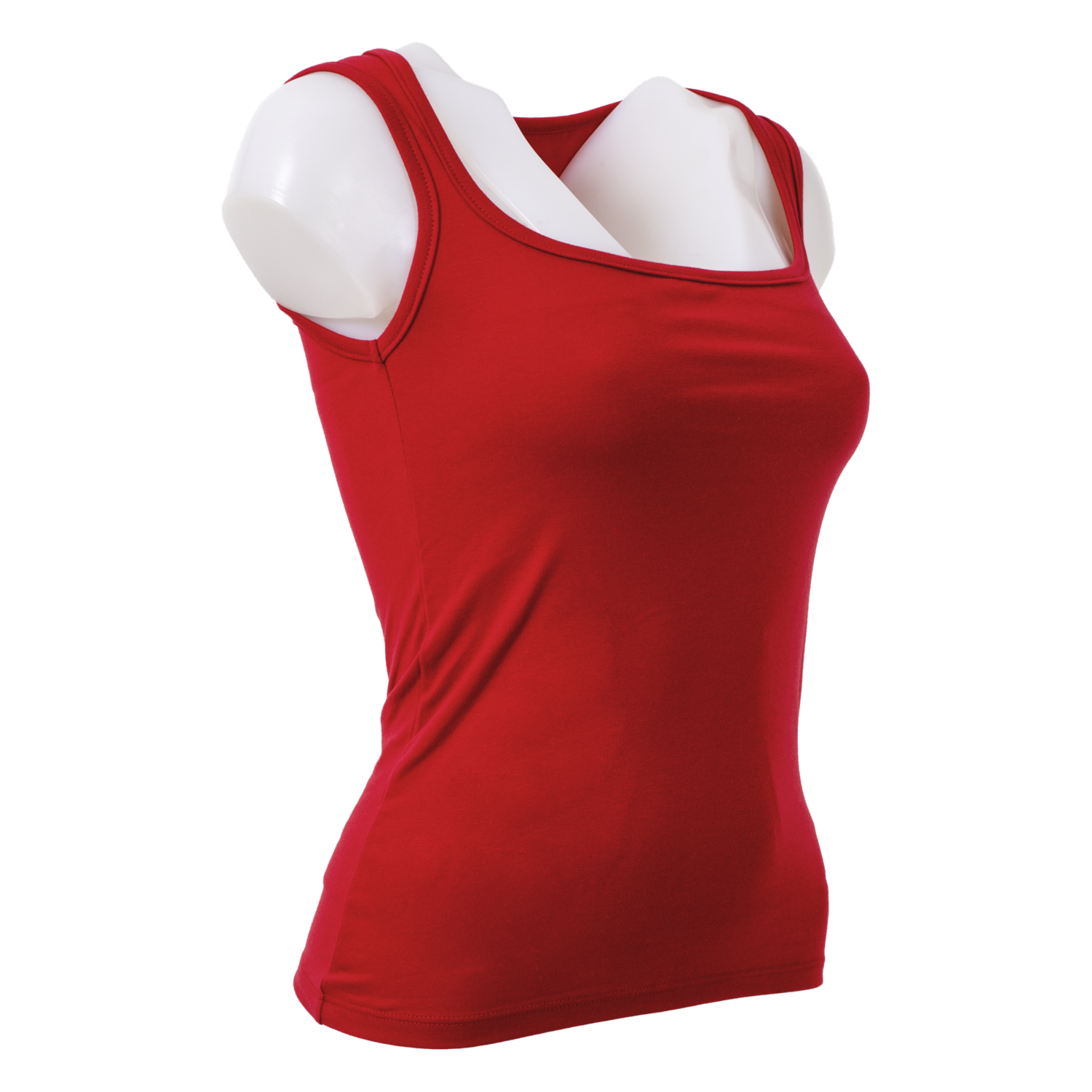 Top Tiras Anchas Escote Recto Rojo GIRLY - Image 3