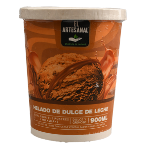 Helado De Dulce De Leche EL ARTESANAL 900 Ml