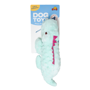 Juguete Para Perro Diseño Dinosaurio Celeste PET STAR 35X13Cm