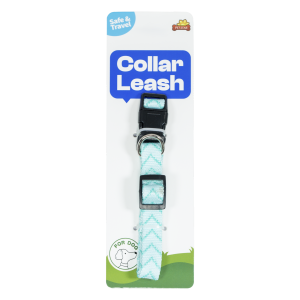 Collar Para Mascota Celeste PET STAR S:1.5X30-45Cm