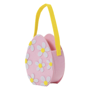 Cesta De Pascua Para Regalos Diseño Flores GE CE EASTER 10.5X5X23 Cm