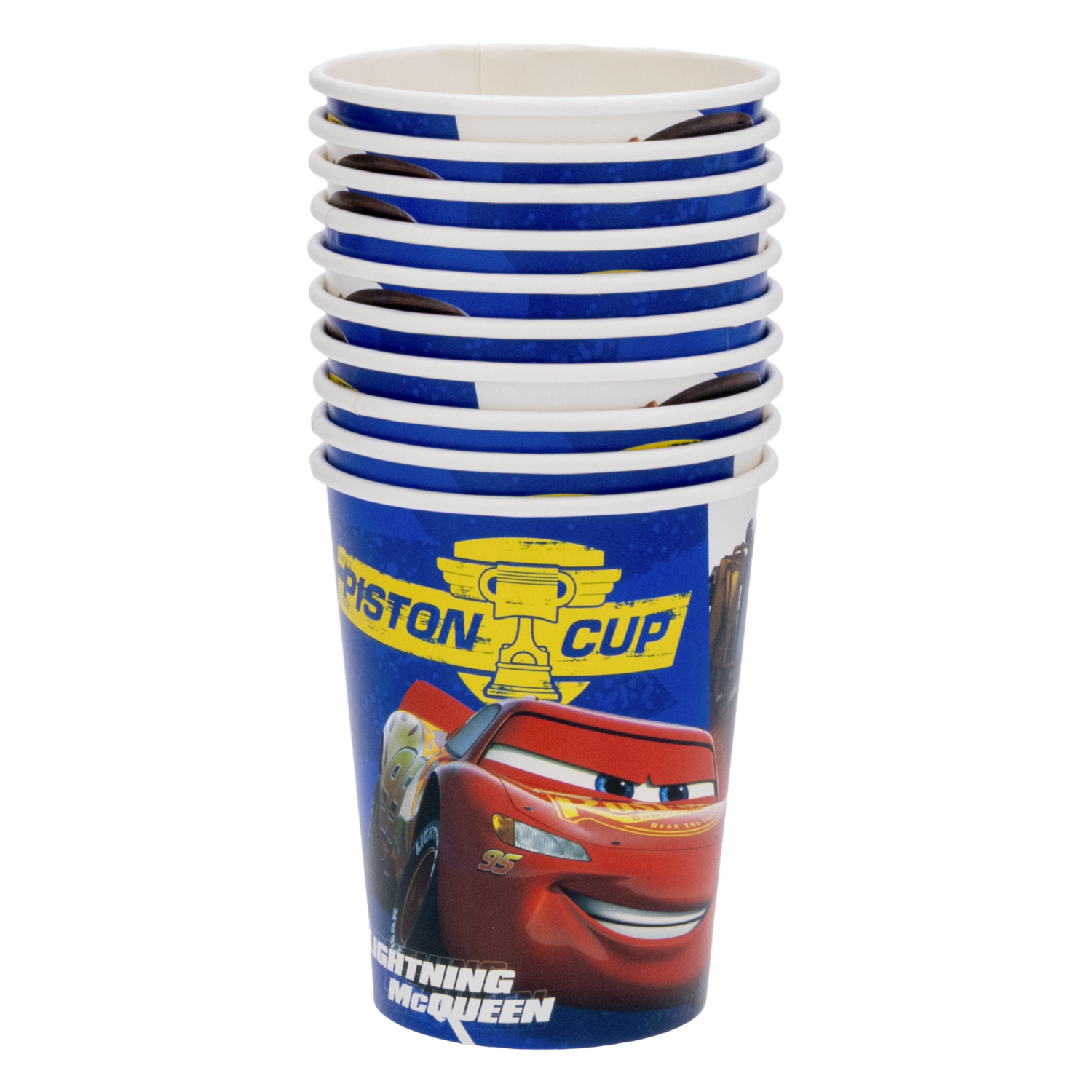 Vaso Desechable Fiesta Cars DISNEY 10 Uds x 9 Onzas