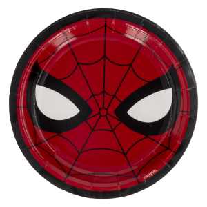 Plato Tendido Desechable Fiesta Spiderman 7" DISNEY 10 Uds