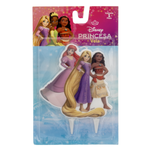 Vela De Cumpleaños Diseño Princesas DISNEY 1 Pieza