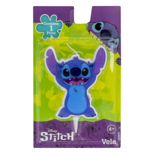 Vela De Cumpleaños Diseño Stitch DISNEY 1 Pieza