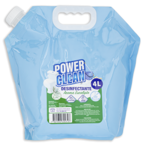 Desinfectante Líquido Fragancia Eucalipto Con Dispensador POWER CLEAN 4 L