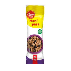 Mix Frutos Secos Maní Y Pasas LA ORIGINAL 30 G