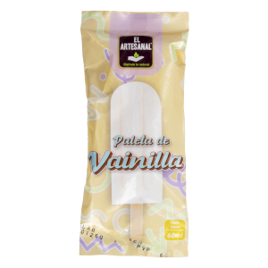 Helado Paleta Sabor A Vainilla EL ARTESANAL 60 G