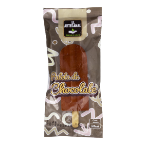 Helado Paleta Sabor A Chocolate EL ARTESANAL 60 G
