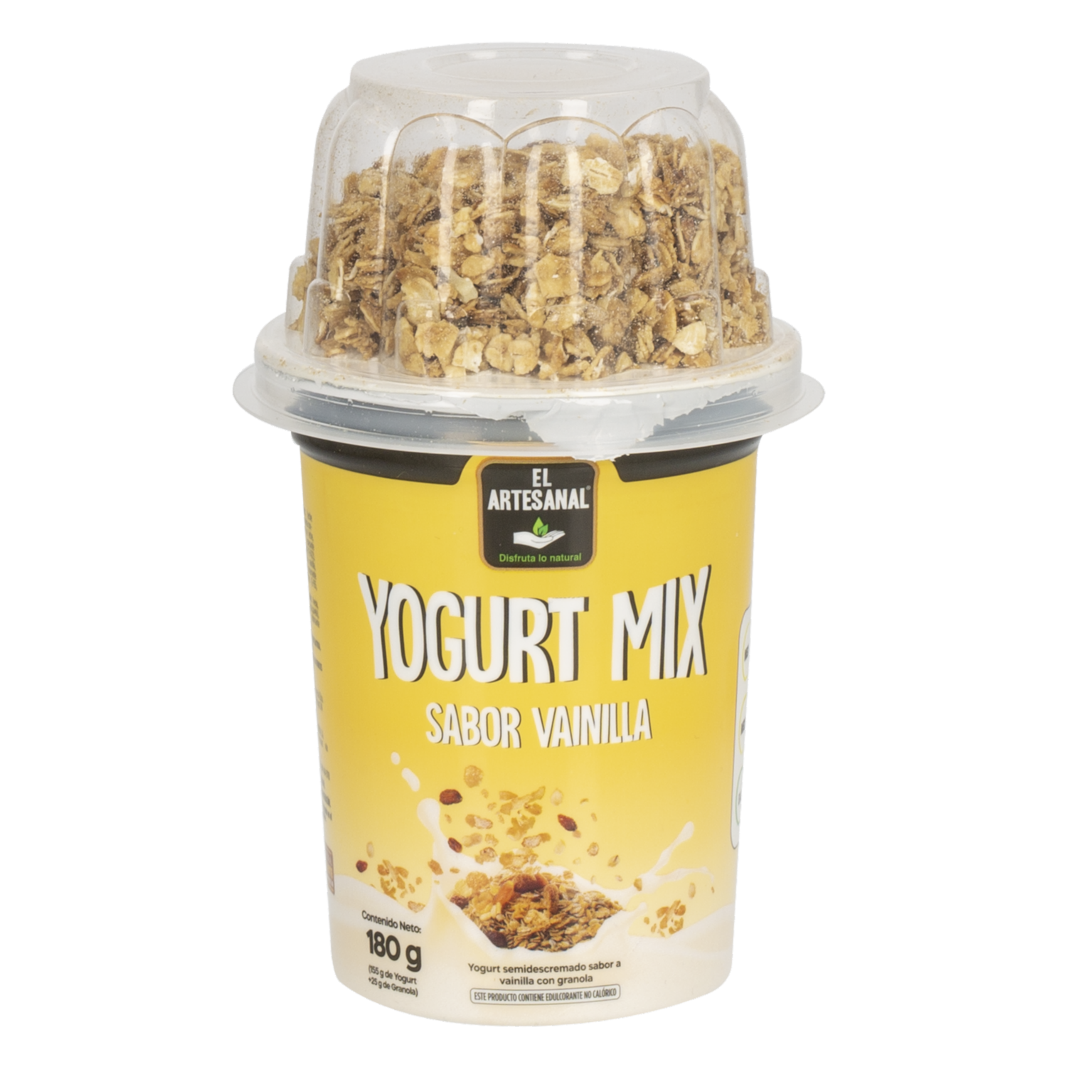 Yogurt Mix Con Granola Sabor Vainilla EL ARTESANAL 180 G