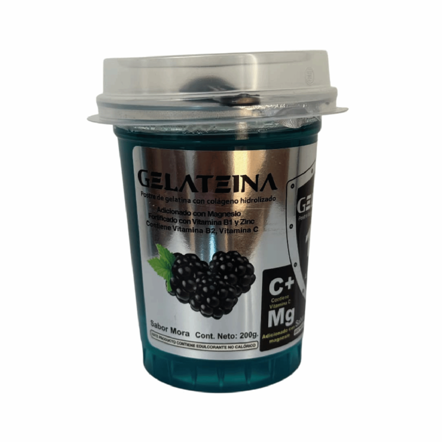 Postre De Gelatina Vitaminada Con Colágeno Hidrolizado Sabor A Mora GELATEINA 200 G - Image 3