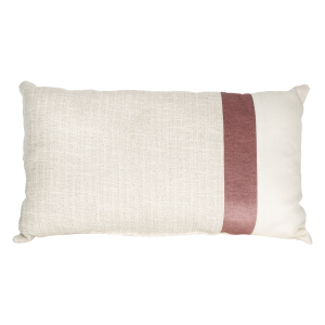 Cojín Lumbar Oasis Rosa KALIDO 50X30 CM