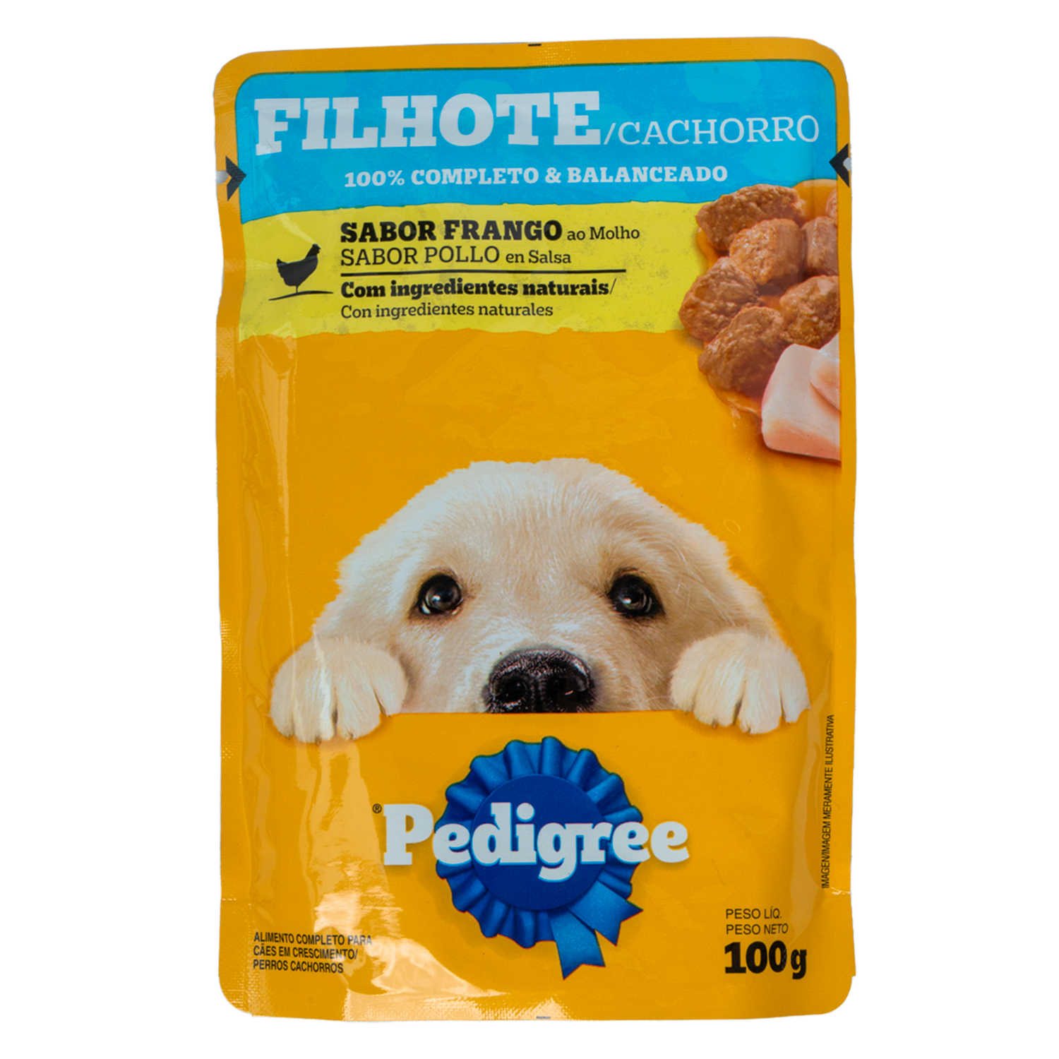 Alimento Para Perros Húmedo Cachorro Pollo En Salsa PEDIGREE 100 G