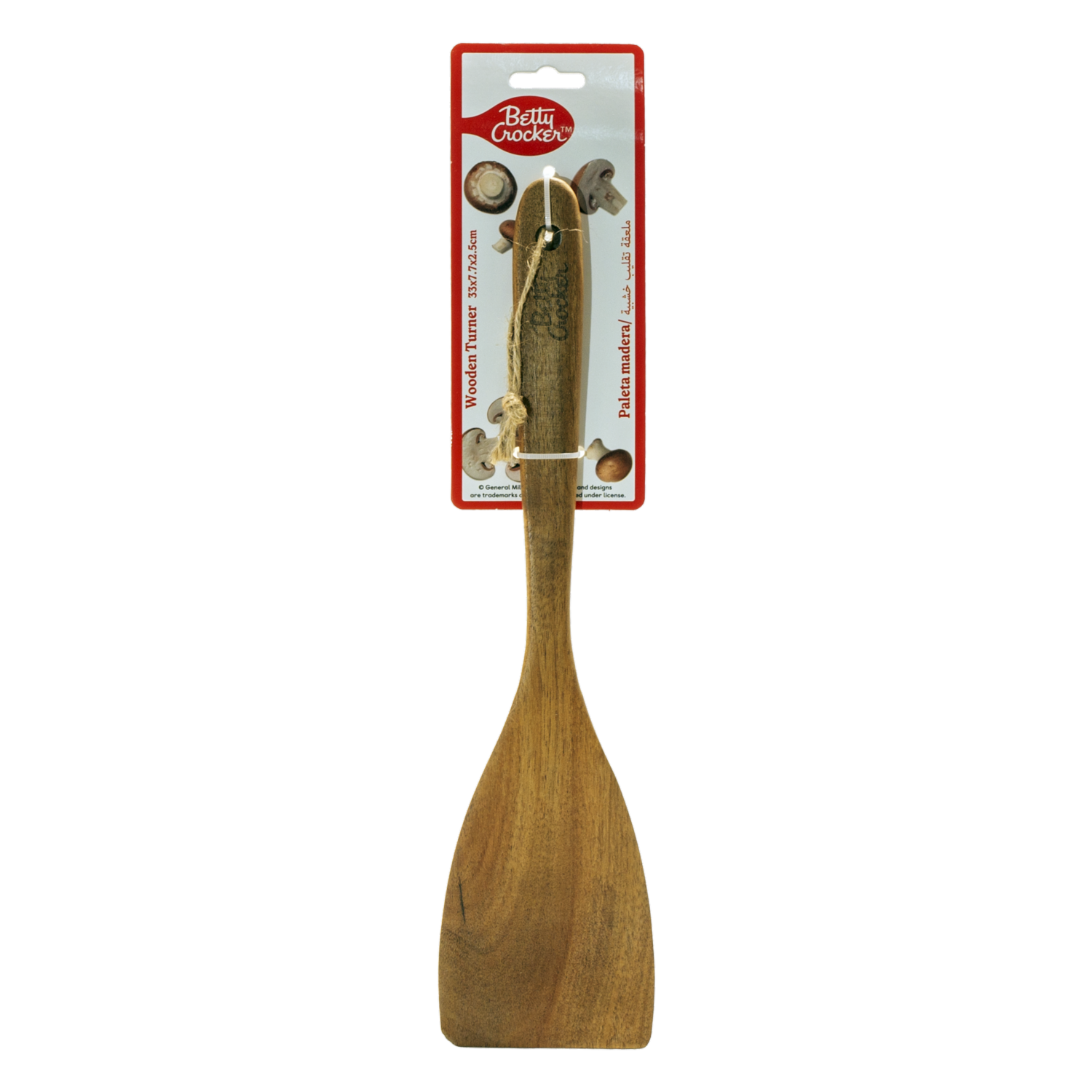 Espátula De Cocina De Madera BETTY CROCKER 1 Pieza