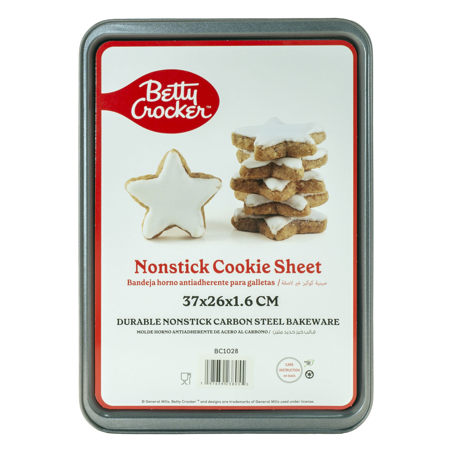 Bandeja Para Hornear Antiadherente BETTY CROCKER 37X26X16 Cm