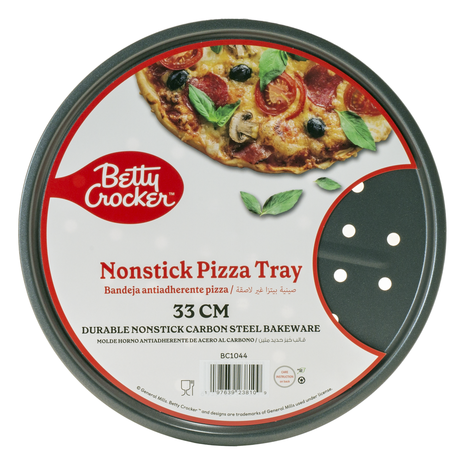 Molde Para Hornear Para Pizza BETTY CROCKER 33 Cm