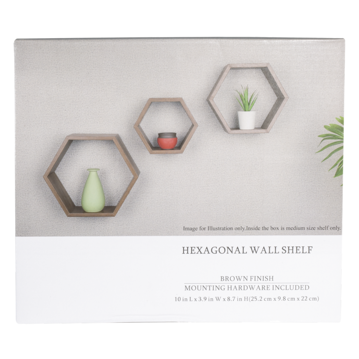 Repisa Hexagonal Pequeña BRILLANT