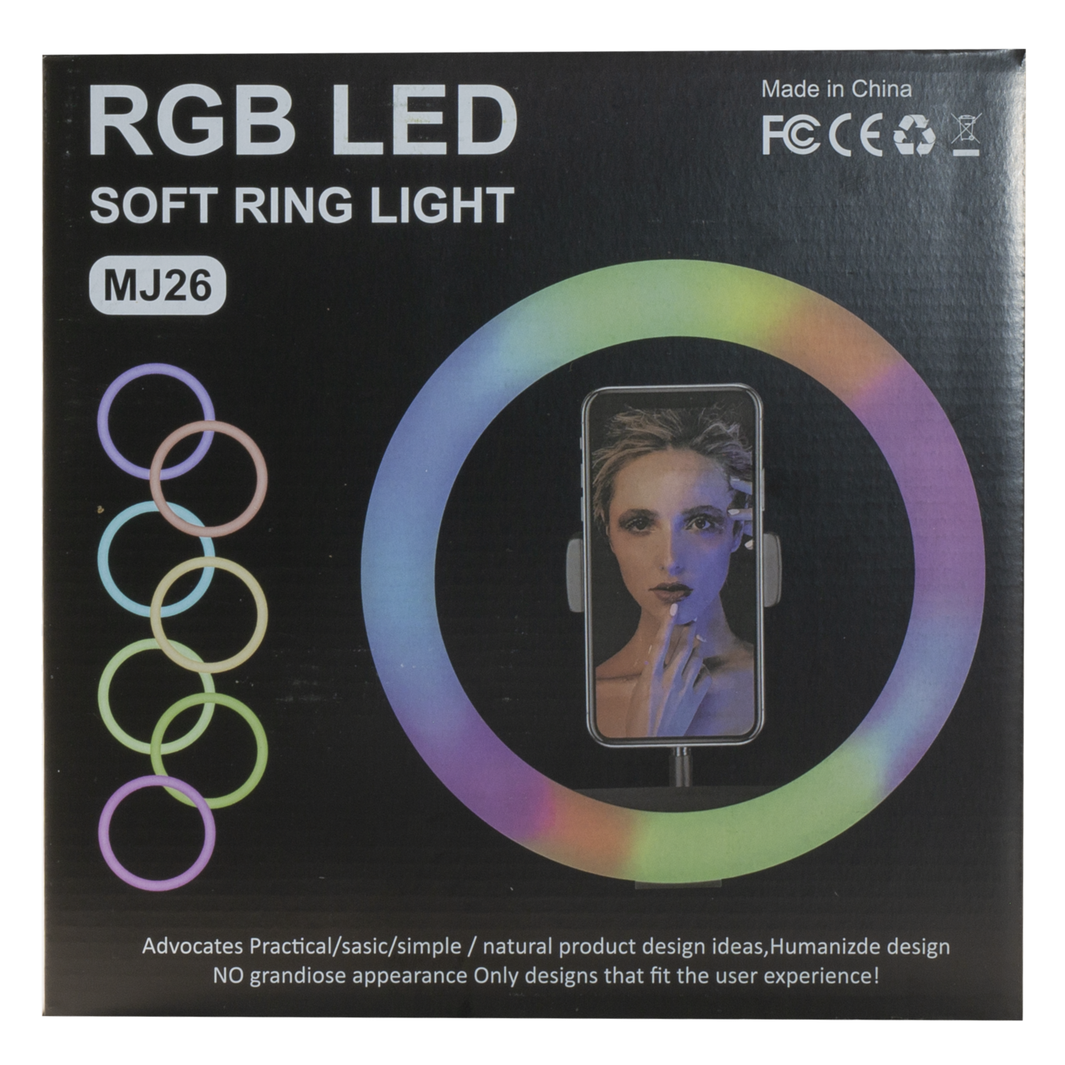 Aro De Luz Rgb Con Trípode DIANZI Usb
